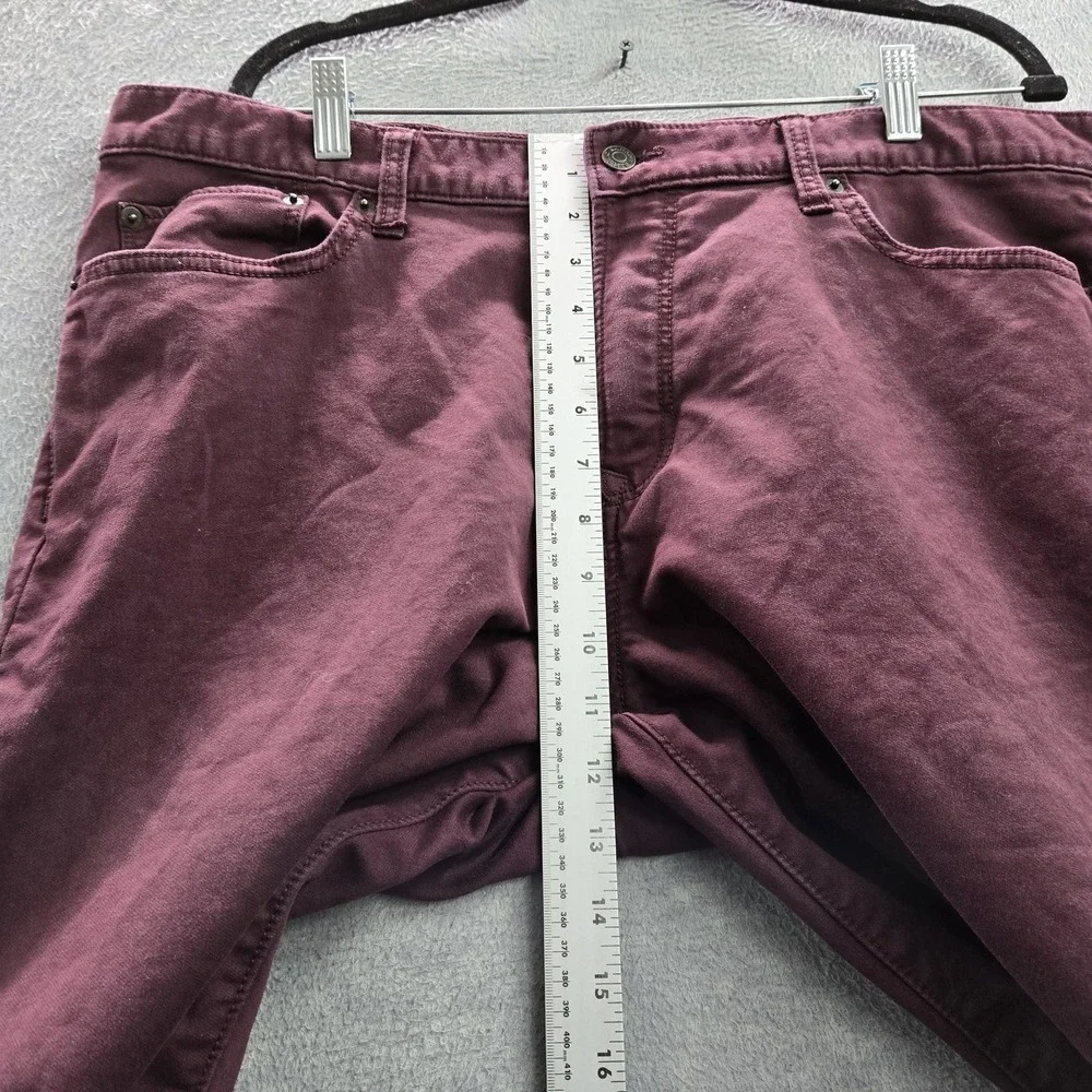 Banana Republic Men Jeans 38X32 Burgundy Denim Travel Jean‎ Slim 31